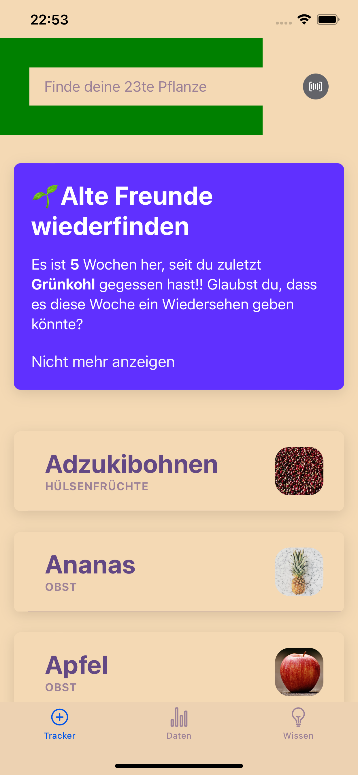Herbyvore app screenshot