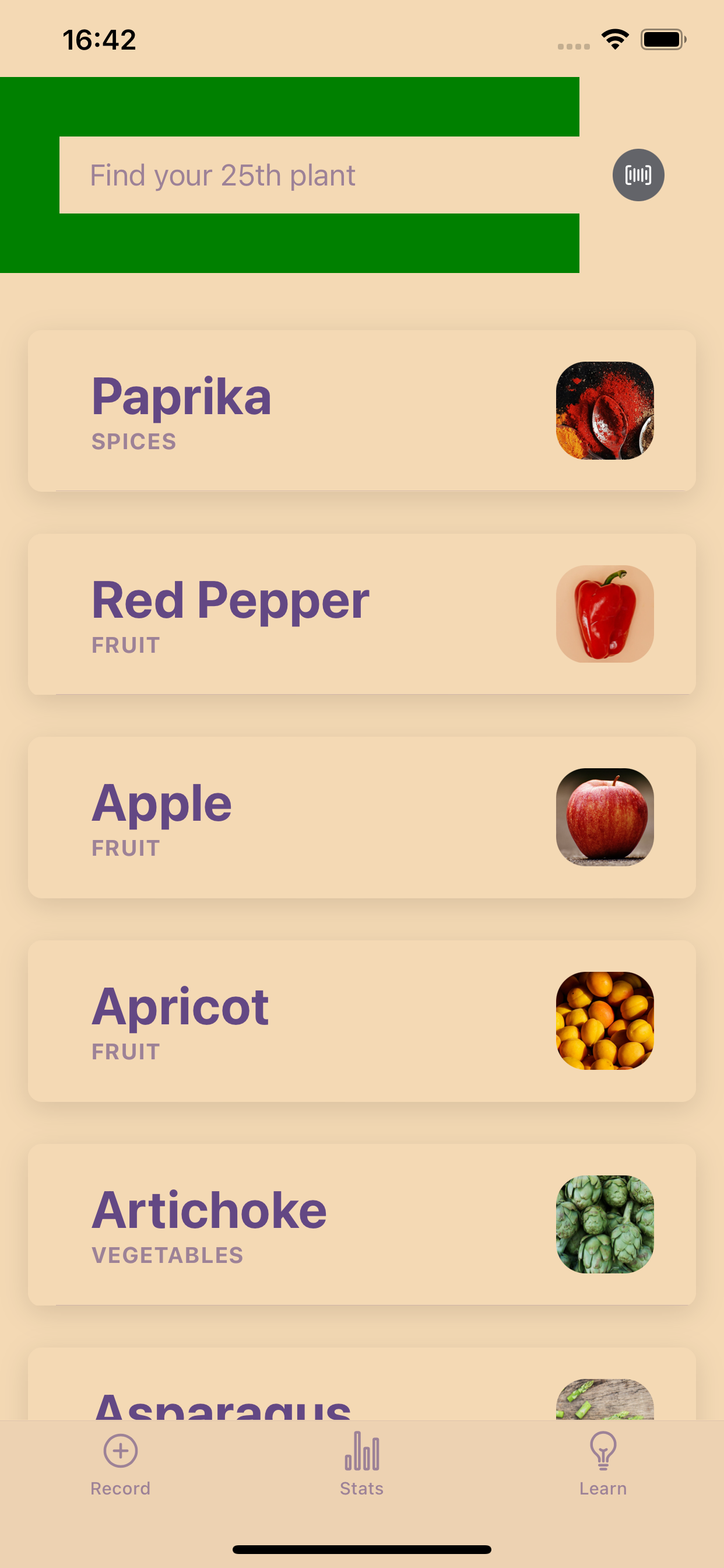 Herbyvore app screenshot